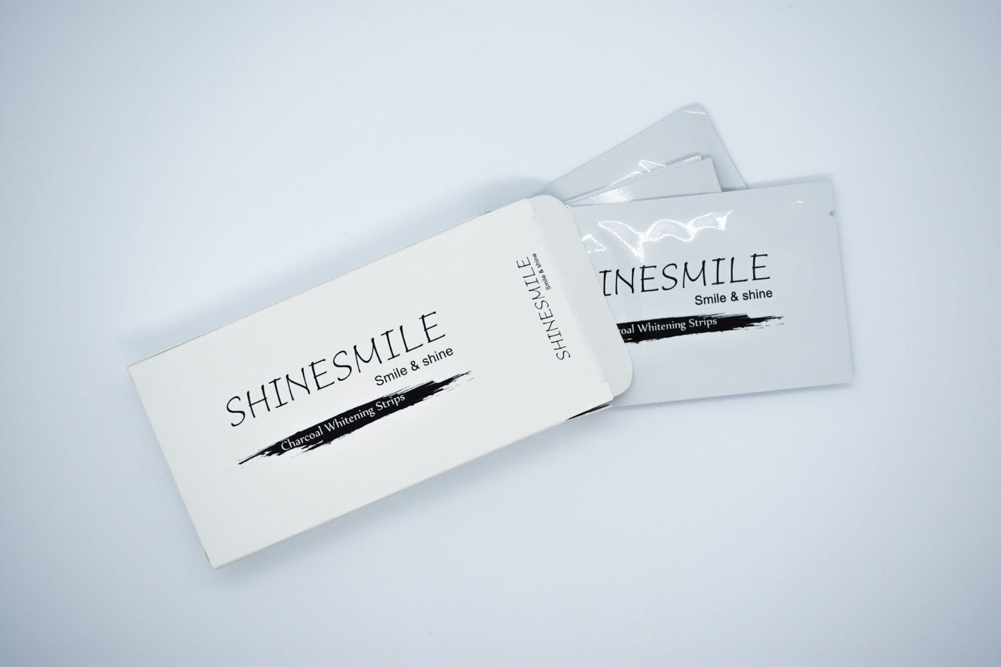 Coconut charcoal whitening strips